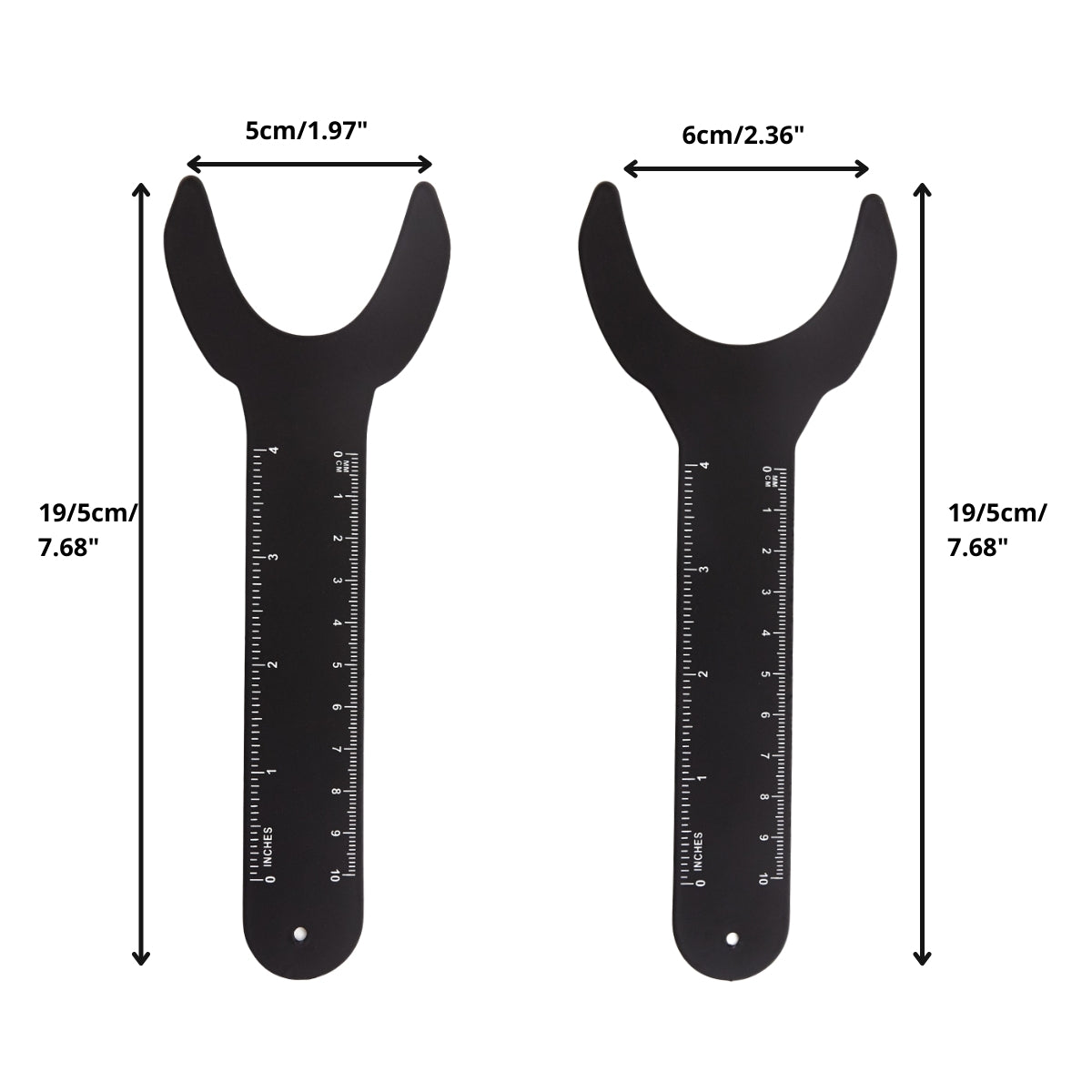 Photography Contraster Black Metal - Occlusal - sizes