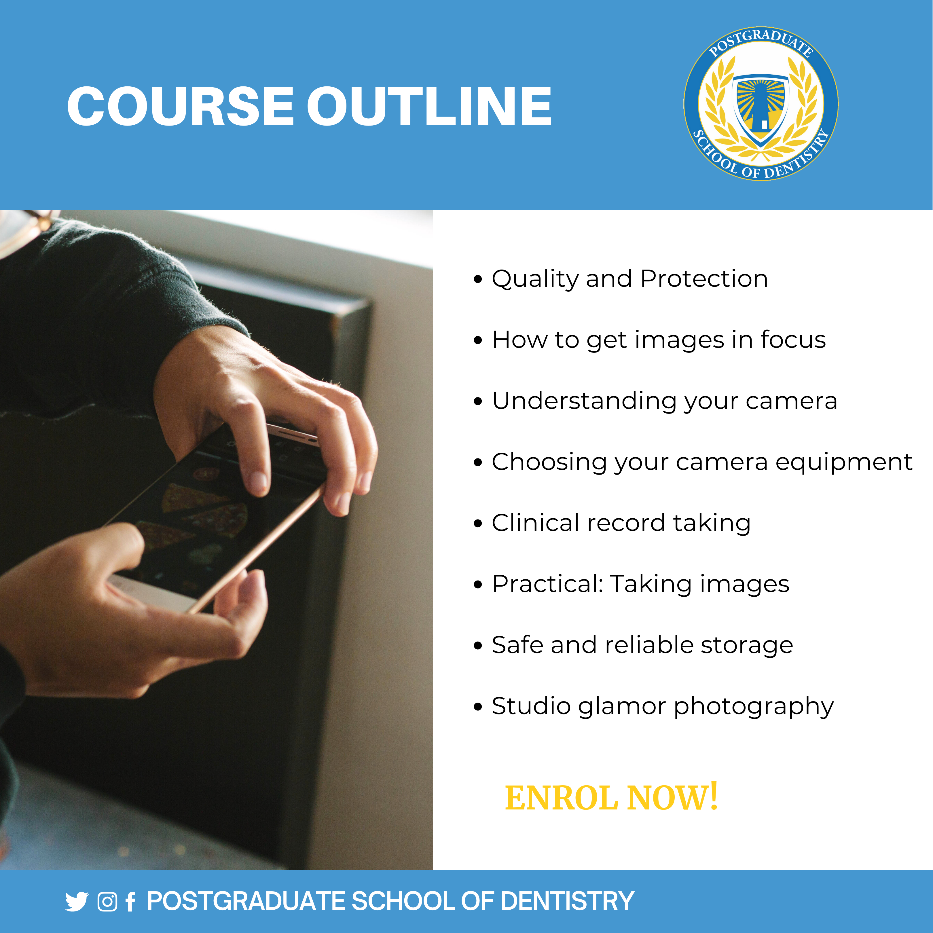 Certificate of Dento-Facial Photography, Triage and Monitoring Course