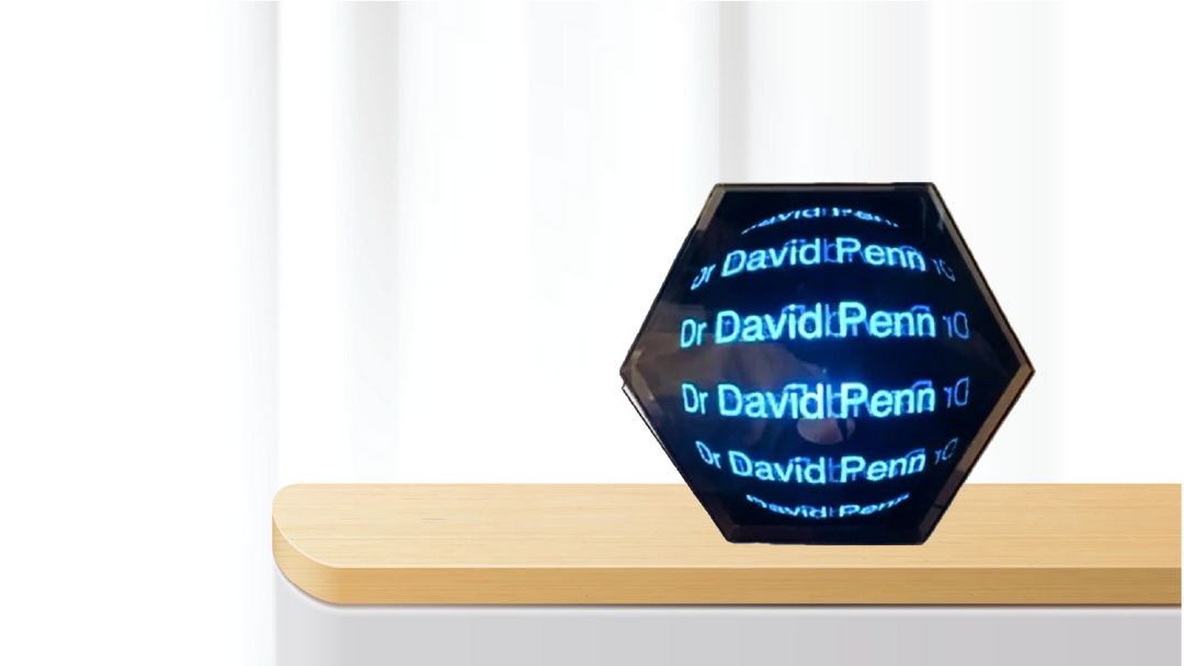 30cm Hexagon Hologram