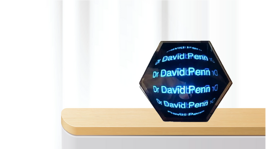 30cm Hexagon Hologram