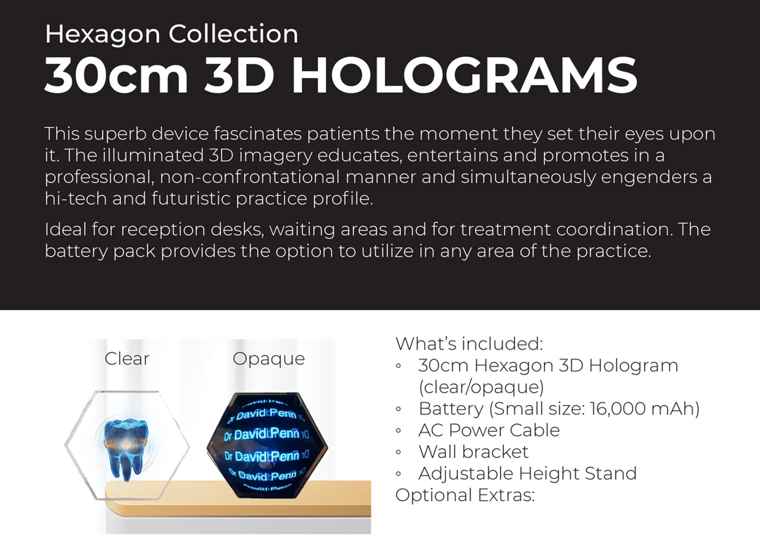 Hologrammes hélice 30 cm