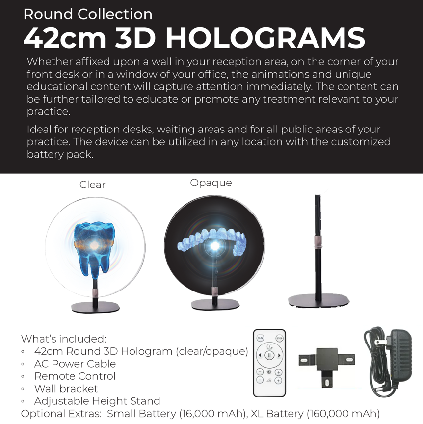 42cm Round Hologram