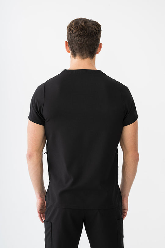 FOCUS+ Scrub Top | BLACK