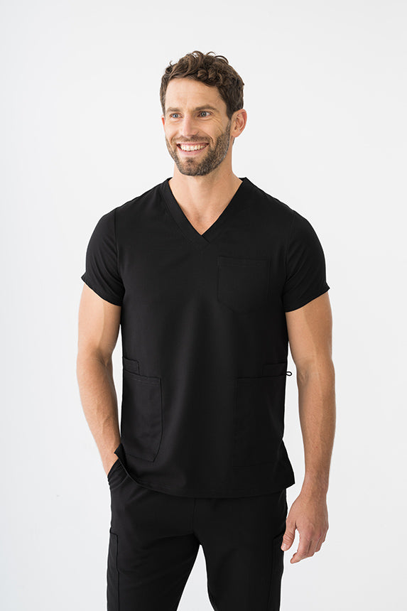 FOCUS+ Scrub Top | BLACK