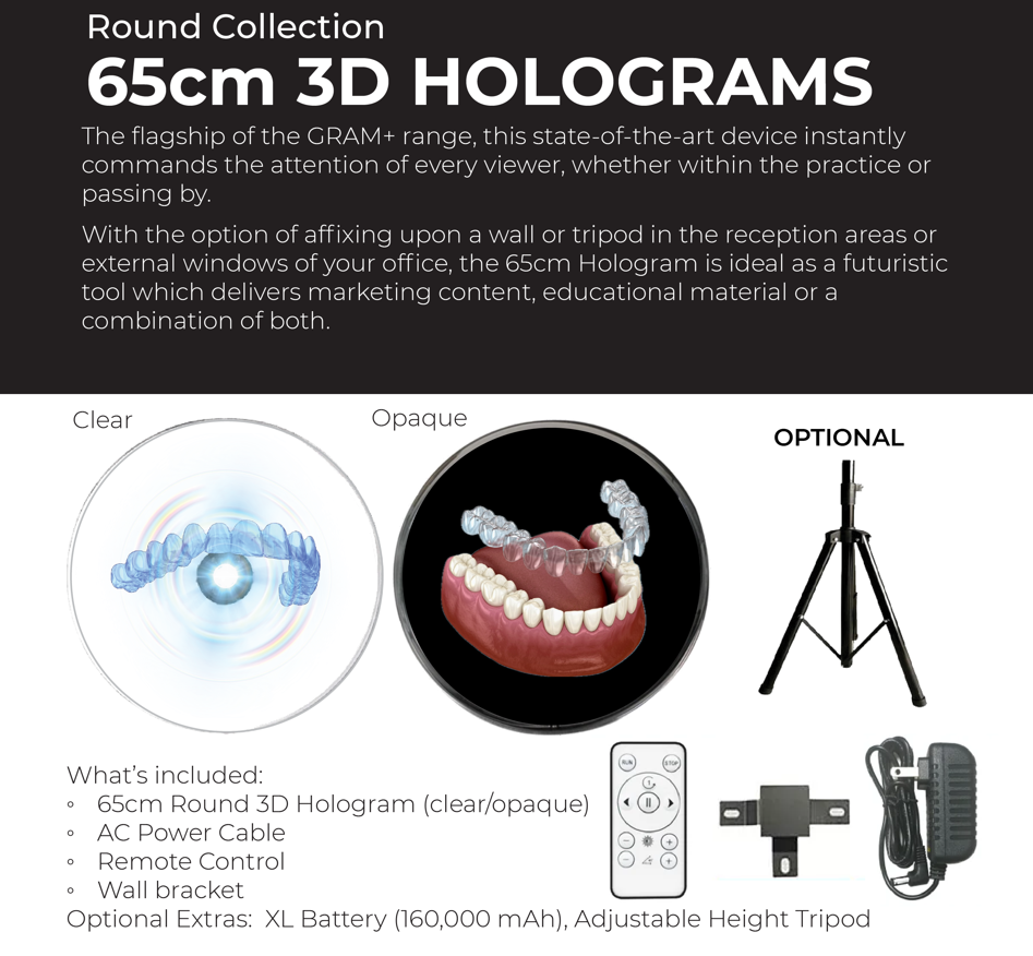 65cm Round Hologram