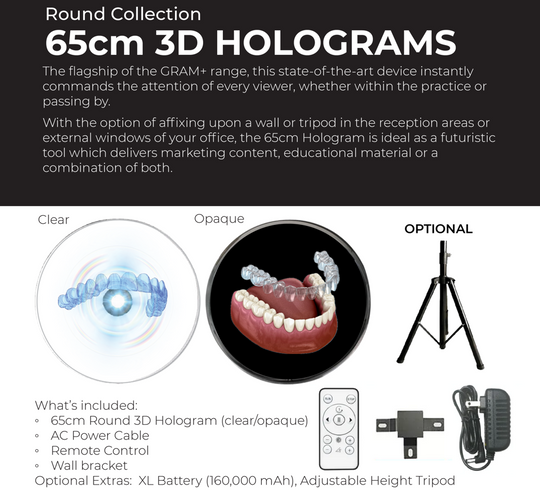 65cm Round Hologram