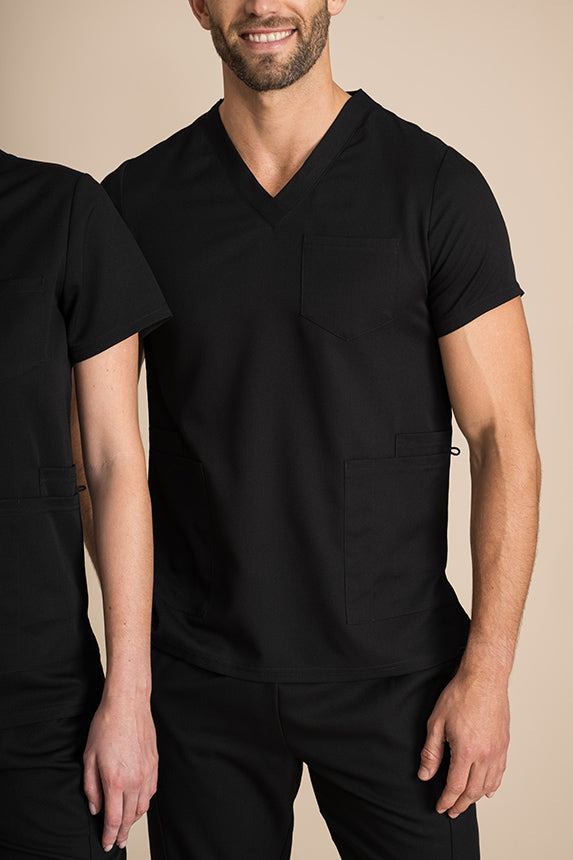 FOCUS+ Scrub Top | BLACK