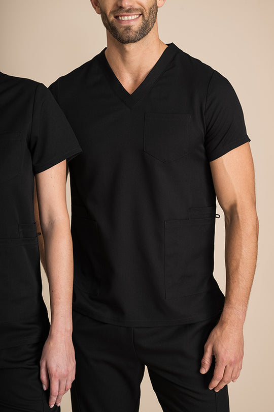 FOCUS+ Scrub Top | BLACK
