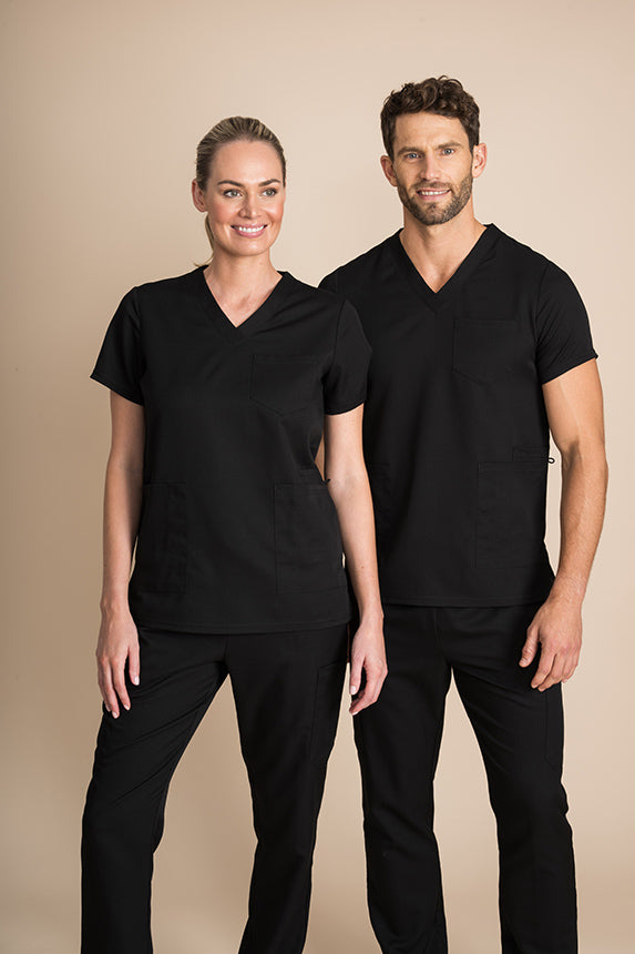 FOCUS+ Scrub Top | BLACK