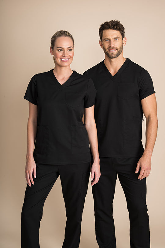FOCUS+ Scrub Top | BLACK