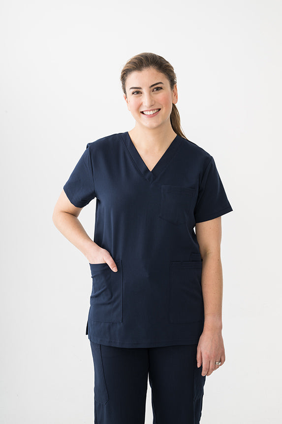 COMFORT+ Scrub Top | NAVY BLUE
