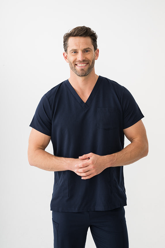 COMFORT+ Scrub Top | NAVY BLUE