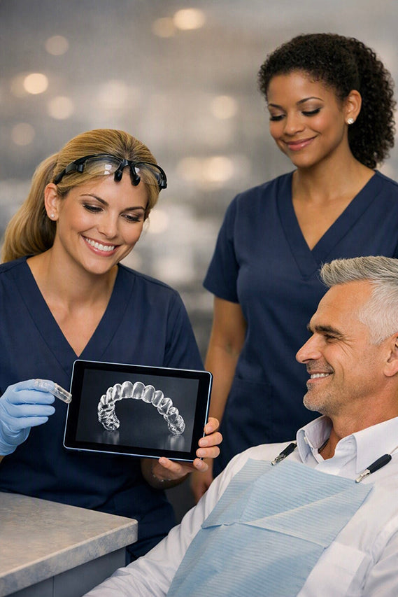 COMFORT+ Scrub Top | NAVY BLUE