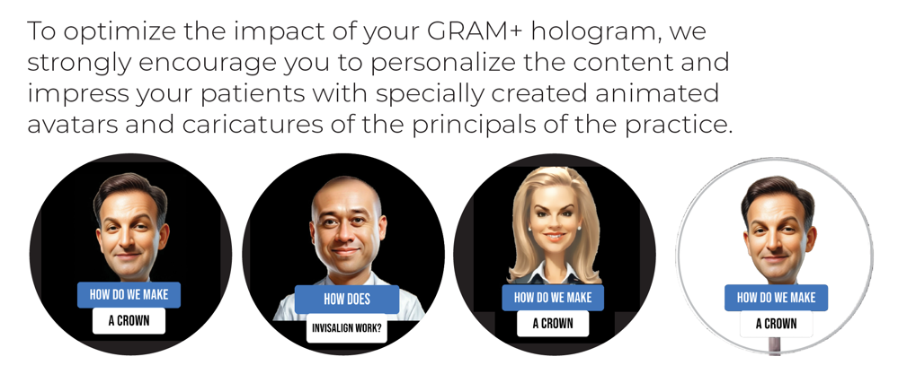 GRAM+ Upgrade: Branding Pack (personal lipsync avatars &amp; logos)