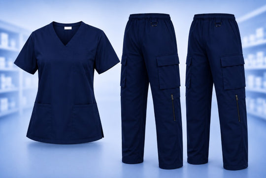 COMFORT+ Scrub Set of 3 | NAVY BLUE (T1P2)