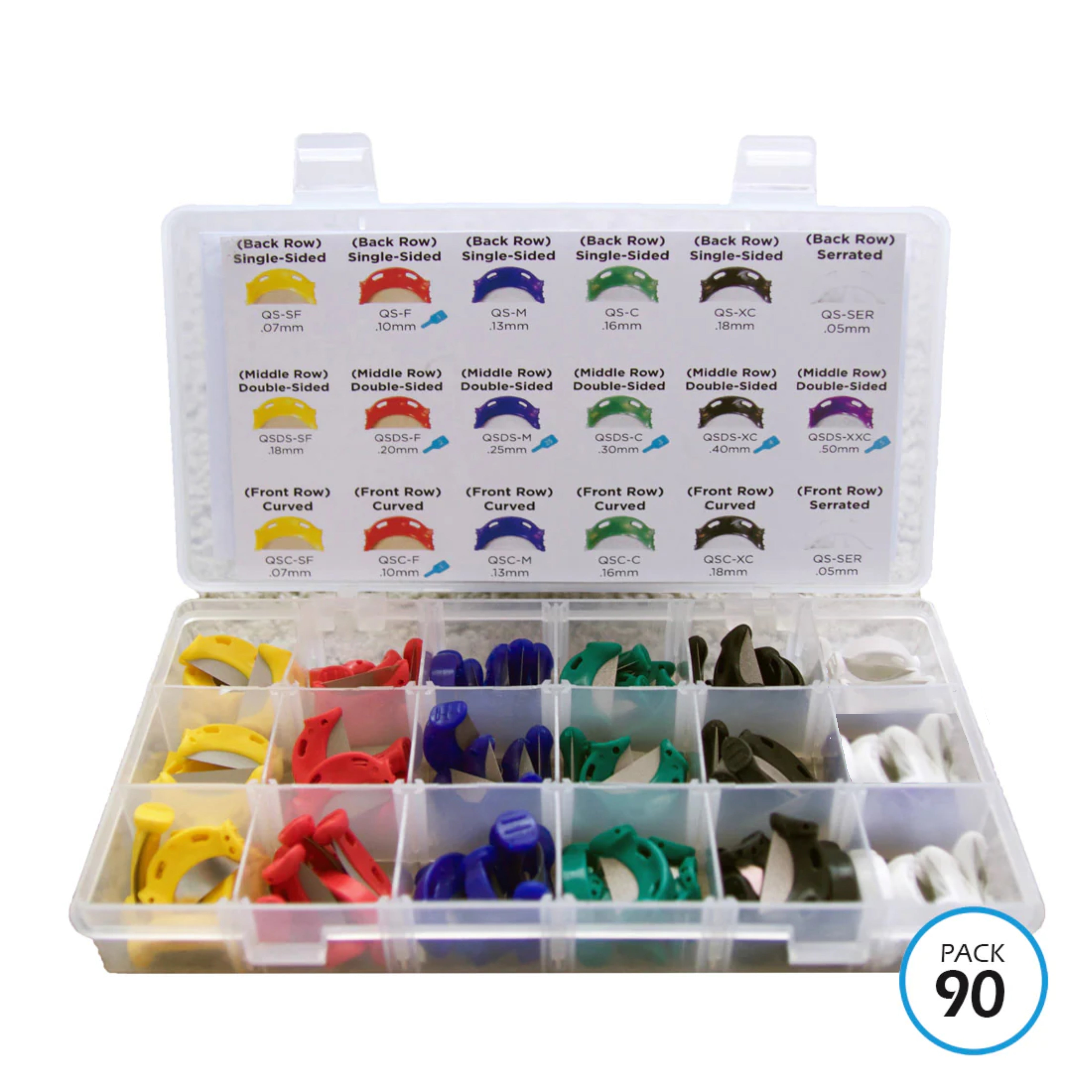 QwikStrips Single-Sided Assorted 90 Pack