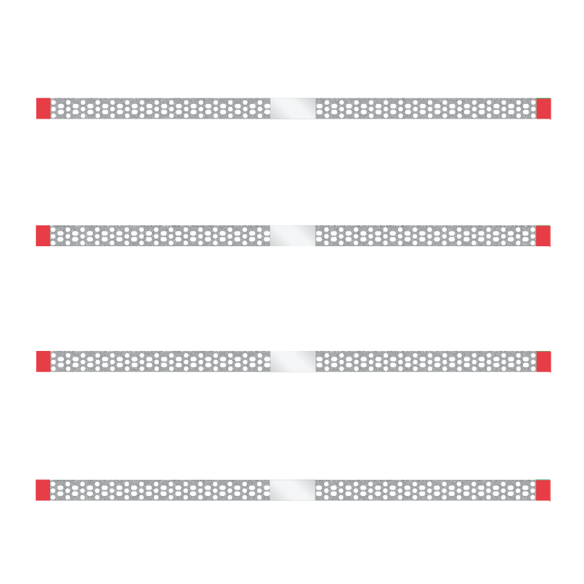 IPR Diamond Strips FINE 0.12mm RED - 4 &amp; 8 Packs