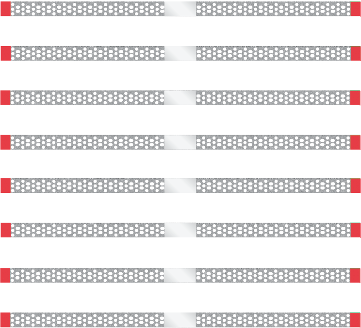IPR Diamond Strips FINE 0.12mm RED - 4 &amp; 8 Packs