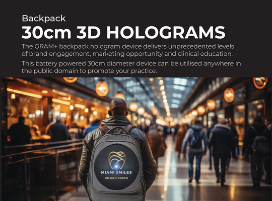 30cm Round Backpack Hologram