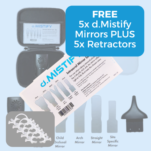 d.Mistify Pro DCK + FREE 5x additional Mirrors &amp; 5x Handsfree Retractors