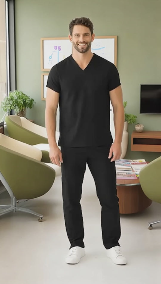 FOCUS+ Scrub Set of 3 | BLACK