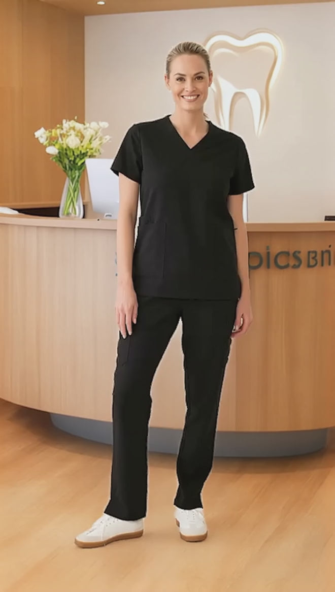 FOCUS+ Scrub Pants | BLACK