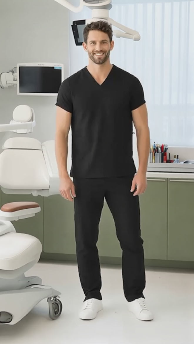 FOCUS+ Scrub Pants | BLACK