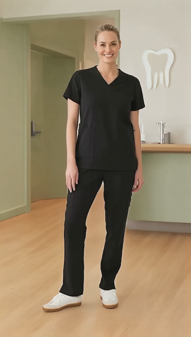 FOCUS+ Scrub Set of 3 | BLACK